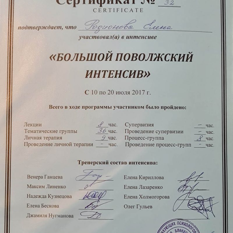 интенсив 17